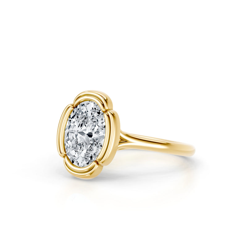 Dorée Solitaire Lab Diamond Engagement Ring image 7