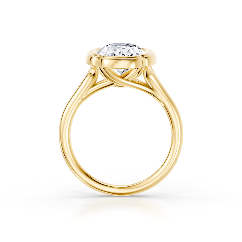Dorée Solitaire Lab Diamond Engagement Ring image 9