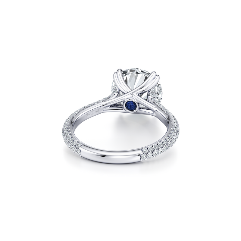 Elle Solitaire Lab Diamond Engagement Ring image 3