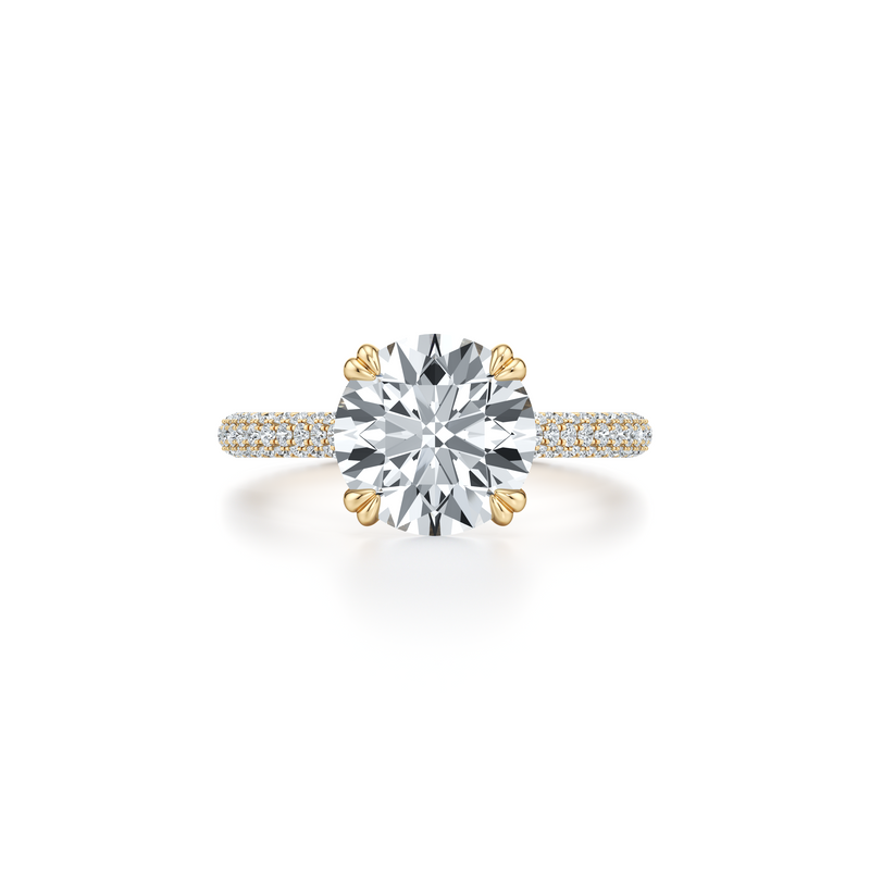 Elle Solitaire Lab Diamond Engagement Ring image 6