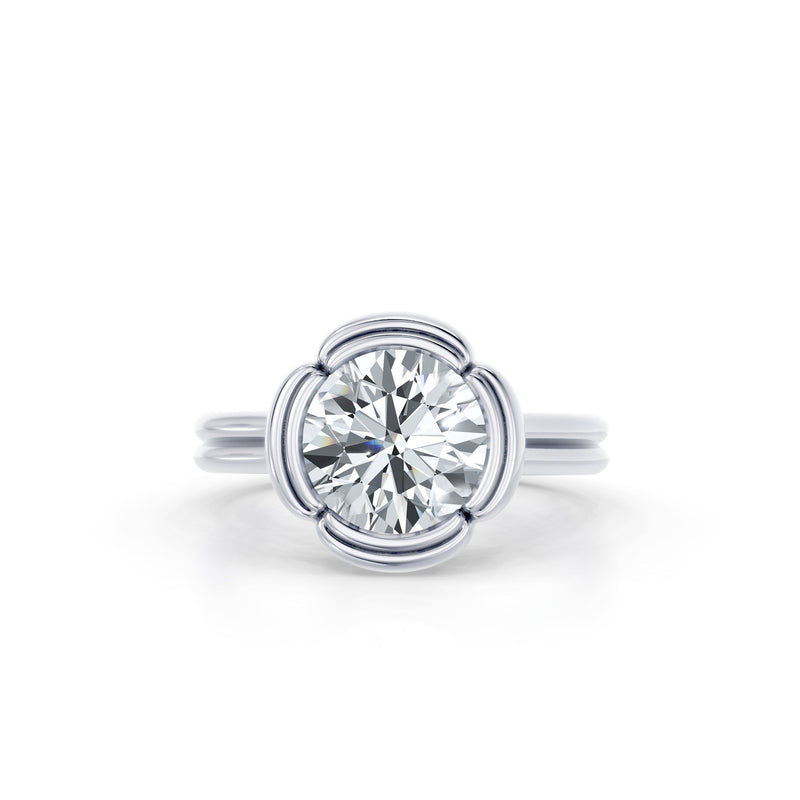 Dorée Solitaire Lab Diamond Engagement Ring image 1