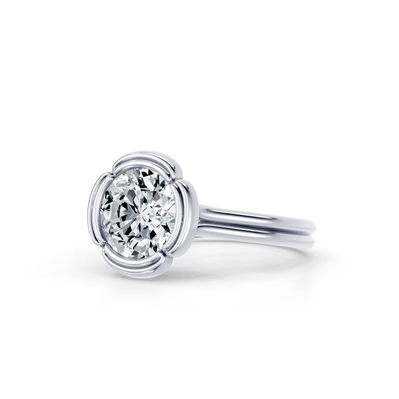 Dorée Solitaire Lab Diamond Engagement Ring image 2