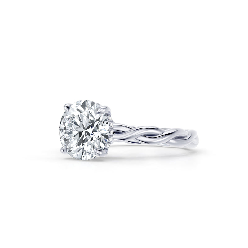 Ivy Heritage Solitaire Lab Diamond Engagement Ring image 2