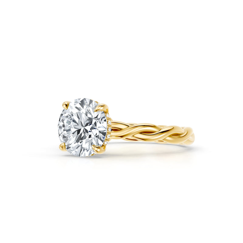 Ivy Heritage Solitaire Lab Diamond Engagement Ring image 7