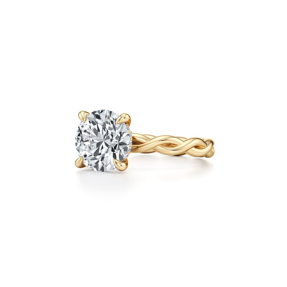 Ivy Heritage Solitaire Lab Diamond Engagement Ring image 2