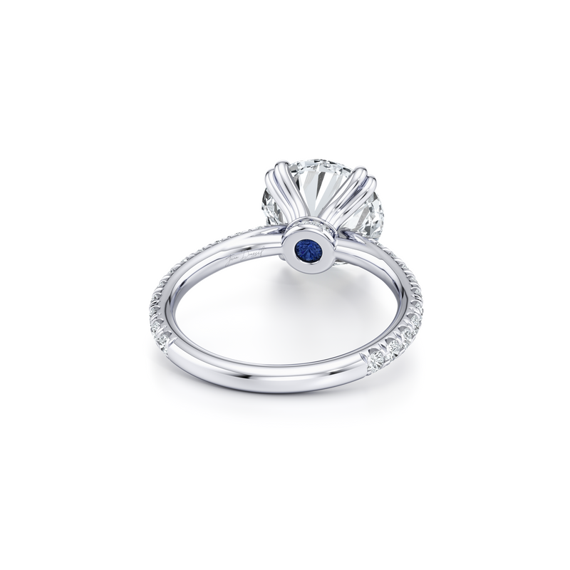 Chelsea JD Signature Round Cut Lab Diamond Engagement Ring image 3