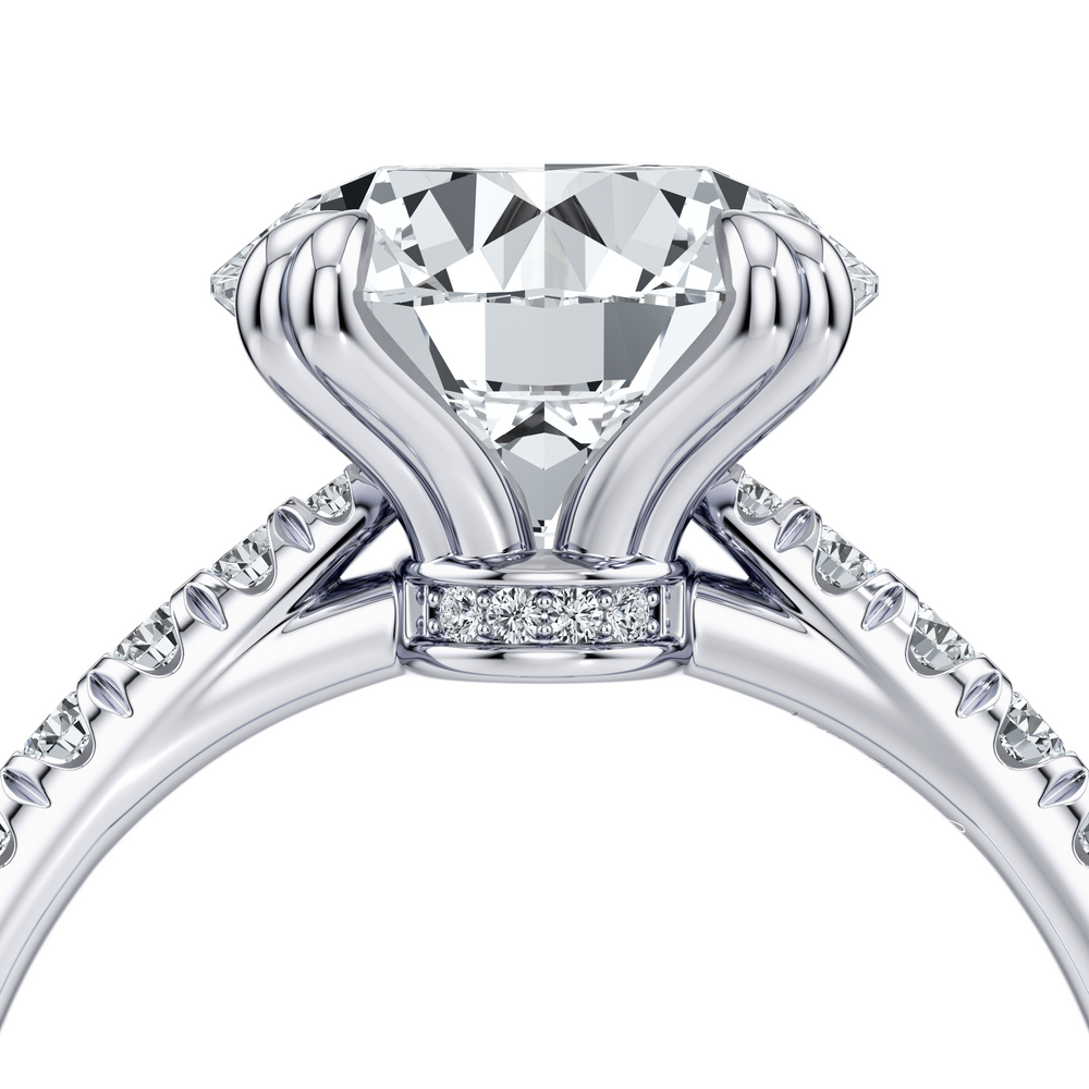 Chelsea JD Signature Round Cut Lab Diamond Engagement Ring image 5