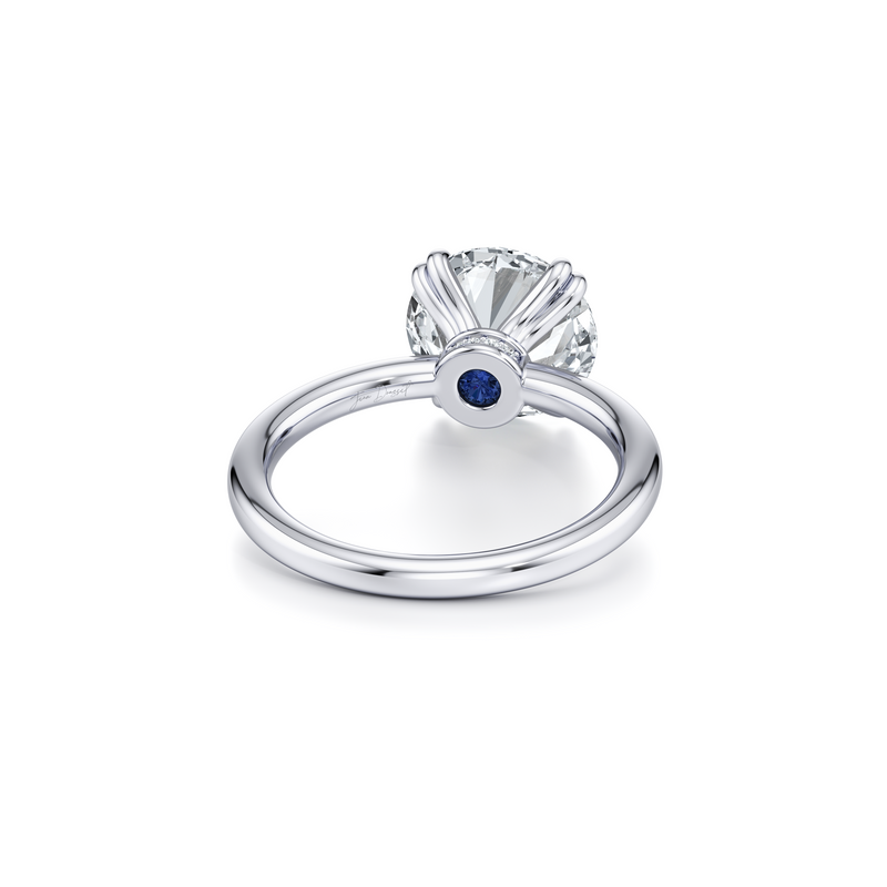 Audrey JD Signature Double Prong Round Lab Diamond Engagement Ring image 3