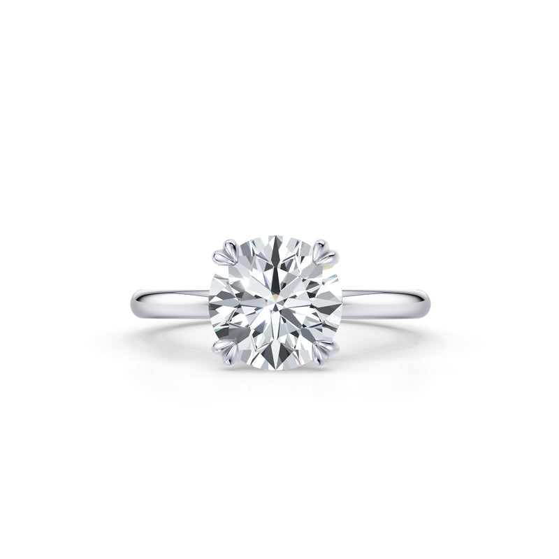 Audrey Round Cut JD Signature Lab Diamond Engagement Ring image 1