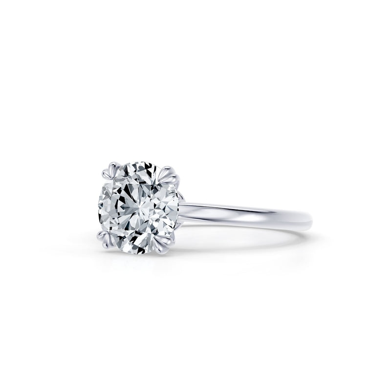 Audrey Round Cut JD Signature Lab Diamond Engagement Ring image 2