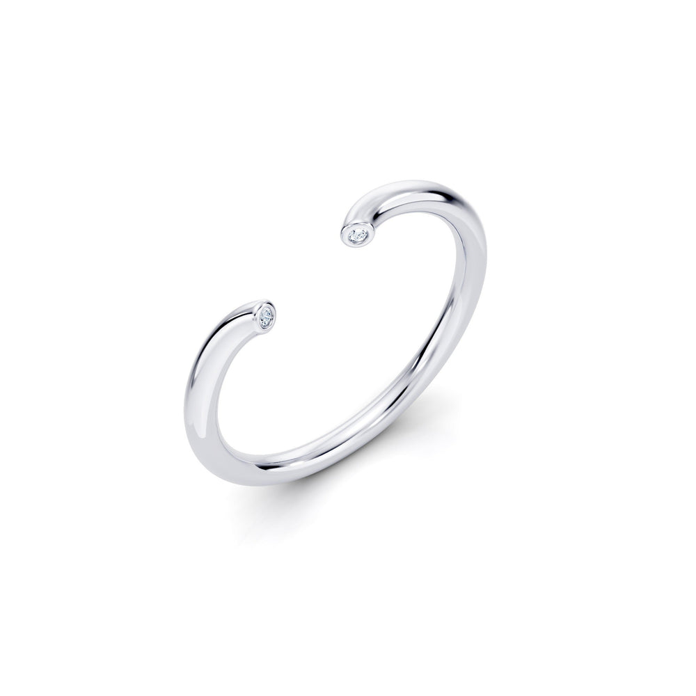 Jane Lab Diamond Wedding Band image 1