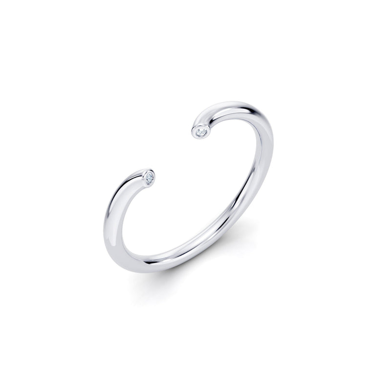 Jane Lab Diamond Wedding Band image 1