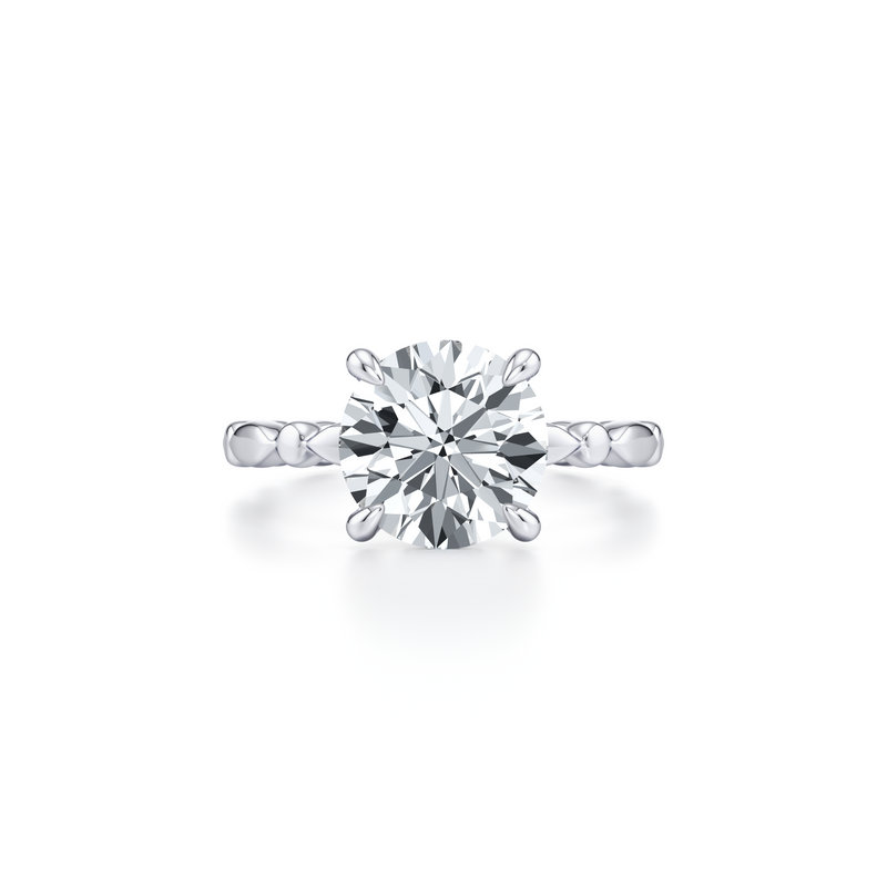 Vivienne Heritage Solitaire Lab Diamond Engagement Ring image 1