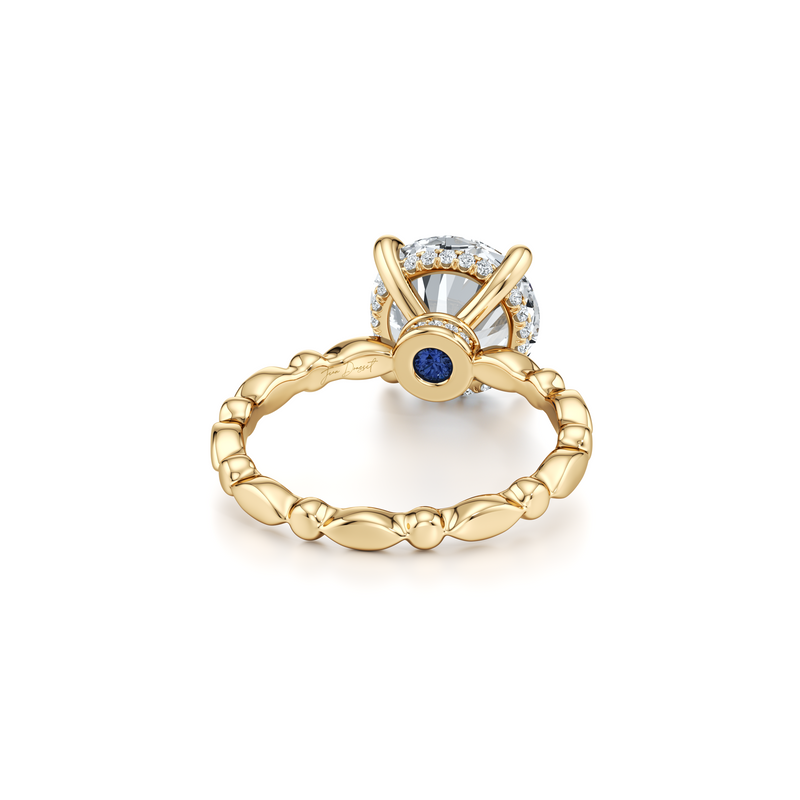Vivienne Heritage Solitaire Lab Diamond Engagement Ring image 8