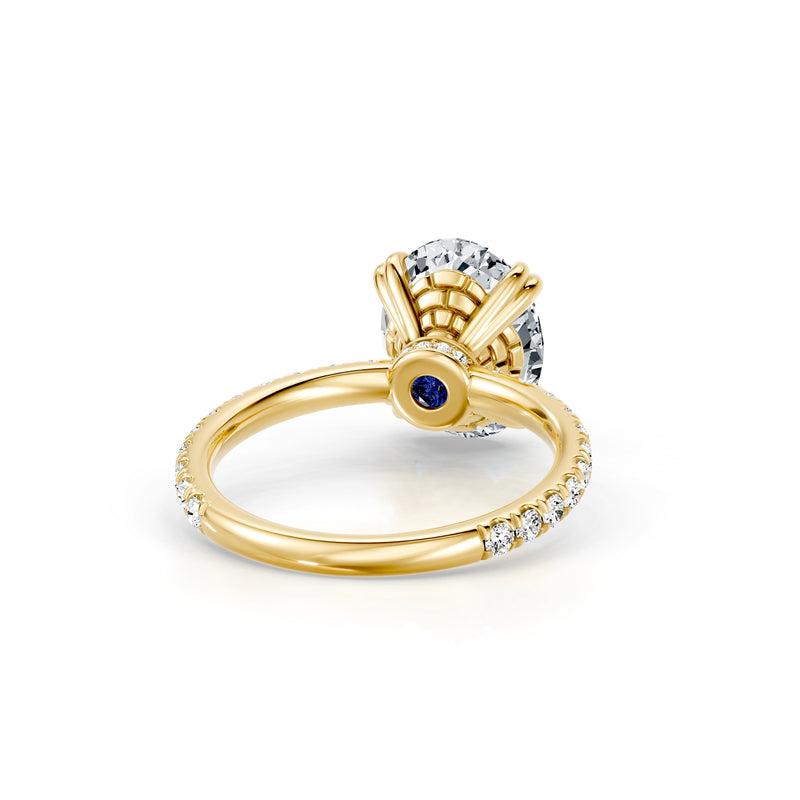 Soho Oval Cut Solitaire Lab Diamond Engagement Ring image 3