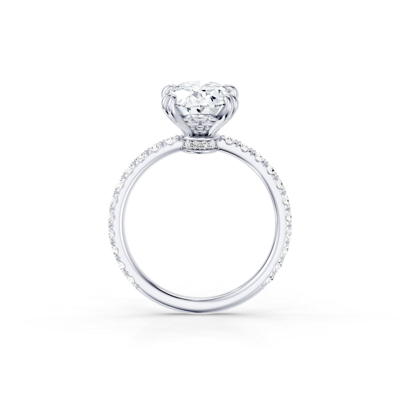 Soho Oval Cut Solitaire Lab Diamond Engagement Ring image 4