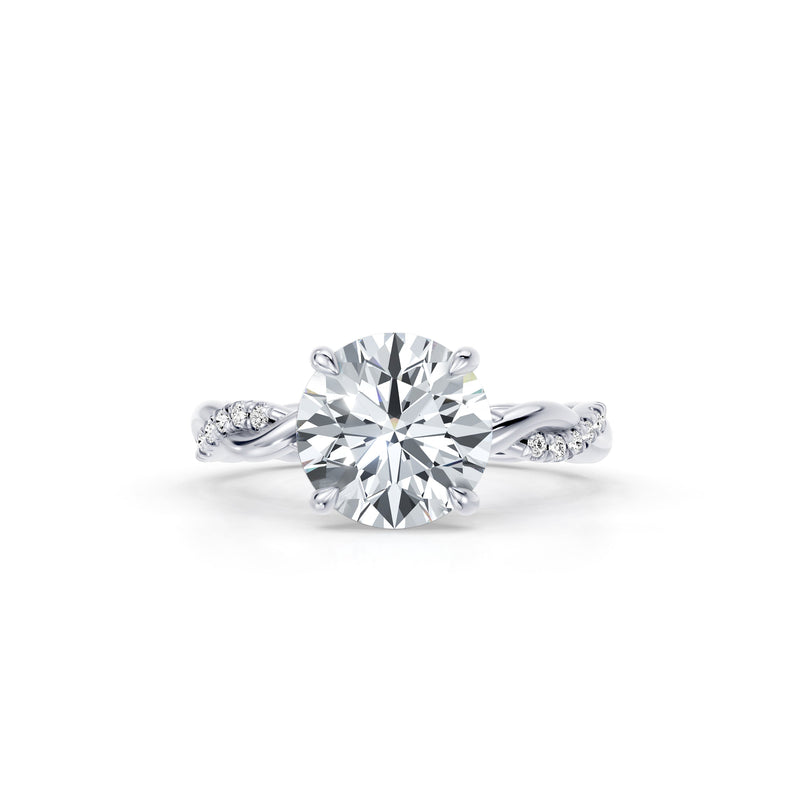 Ivy JD Heritage Solitaire Lab Diamond Engagement Ring image 1