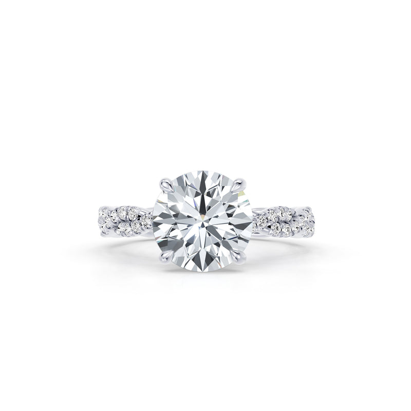 Ivy Heritage Solitaire Lab Diamond Engagement Ring image 1