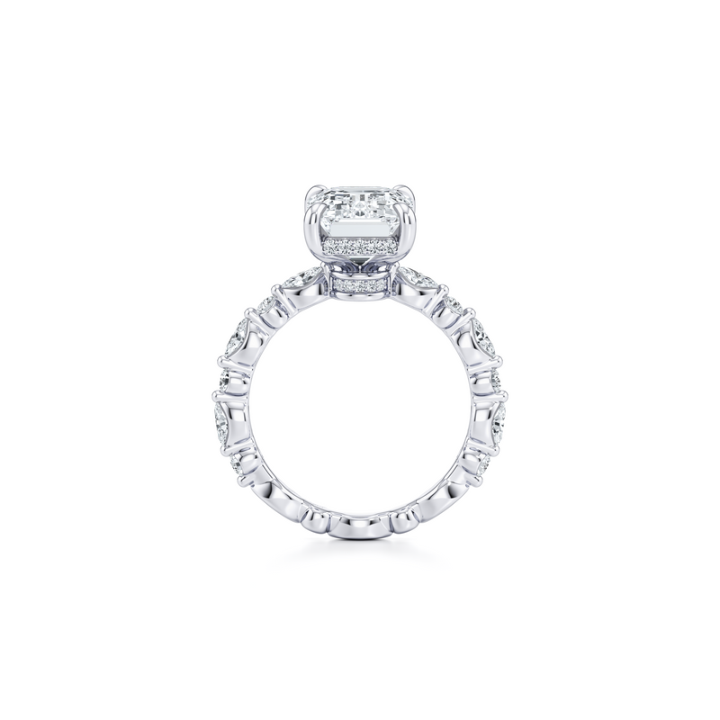 Vivienne Heritage Solitaire Lab Diamond Engagement Ring image 44
