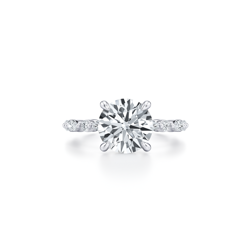 Vivienne Heritage Solitaire Lab Diamond Engagement Ring image 1