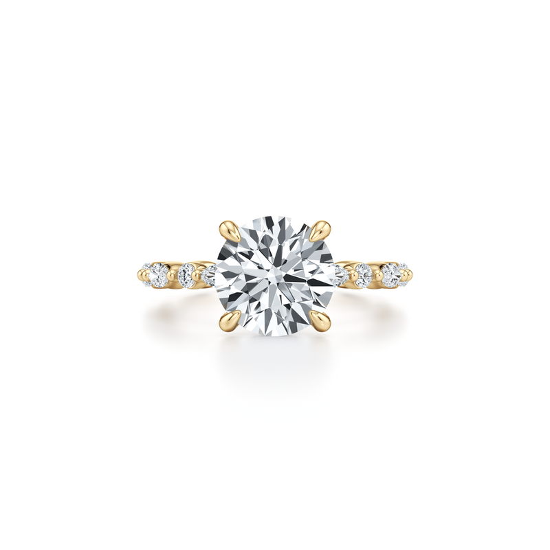 Vivienne Heritage Solitaire Lab Diamond Engagement Ring image 6