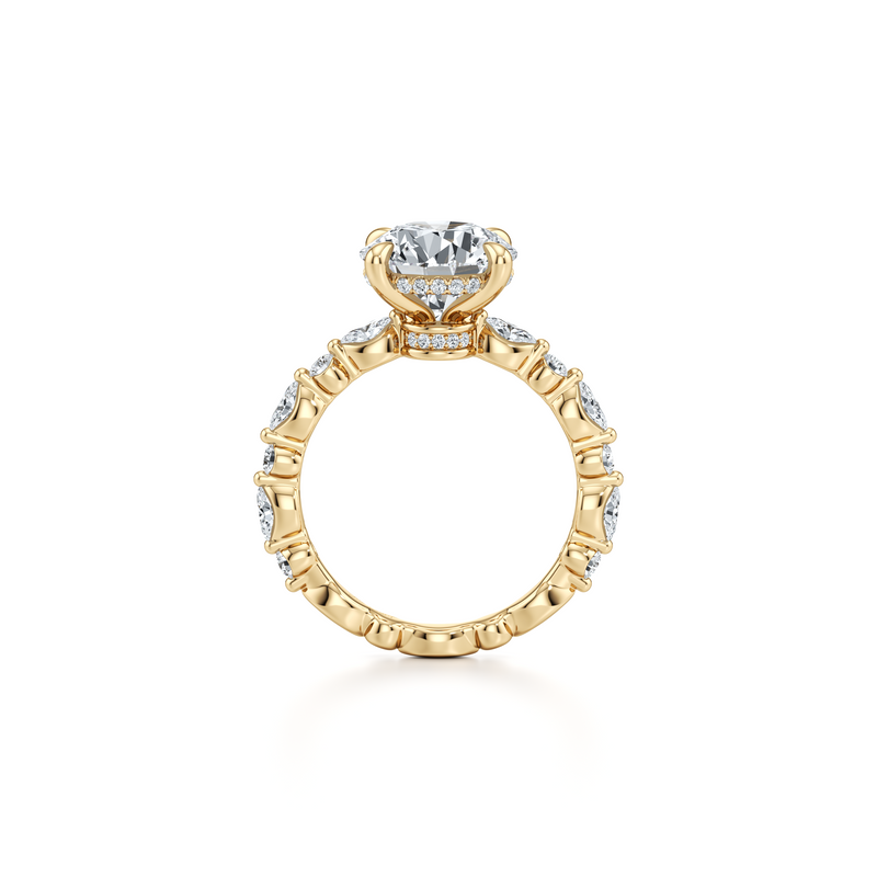 Vivienne Heritage Solitaire Lab Diamond Engagement Ring image 9