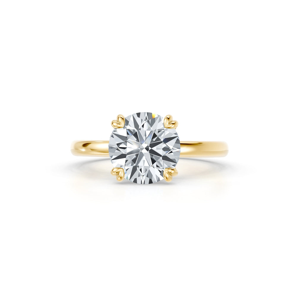 Soho Round Cut Solitaire Lab Diamond Engagement Ring image 1