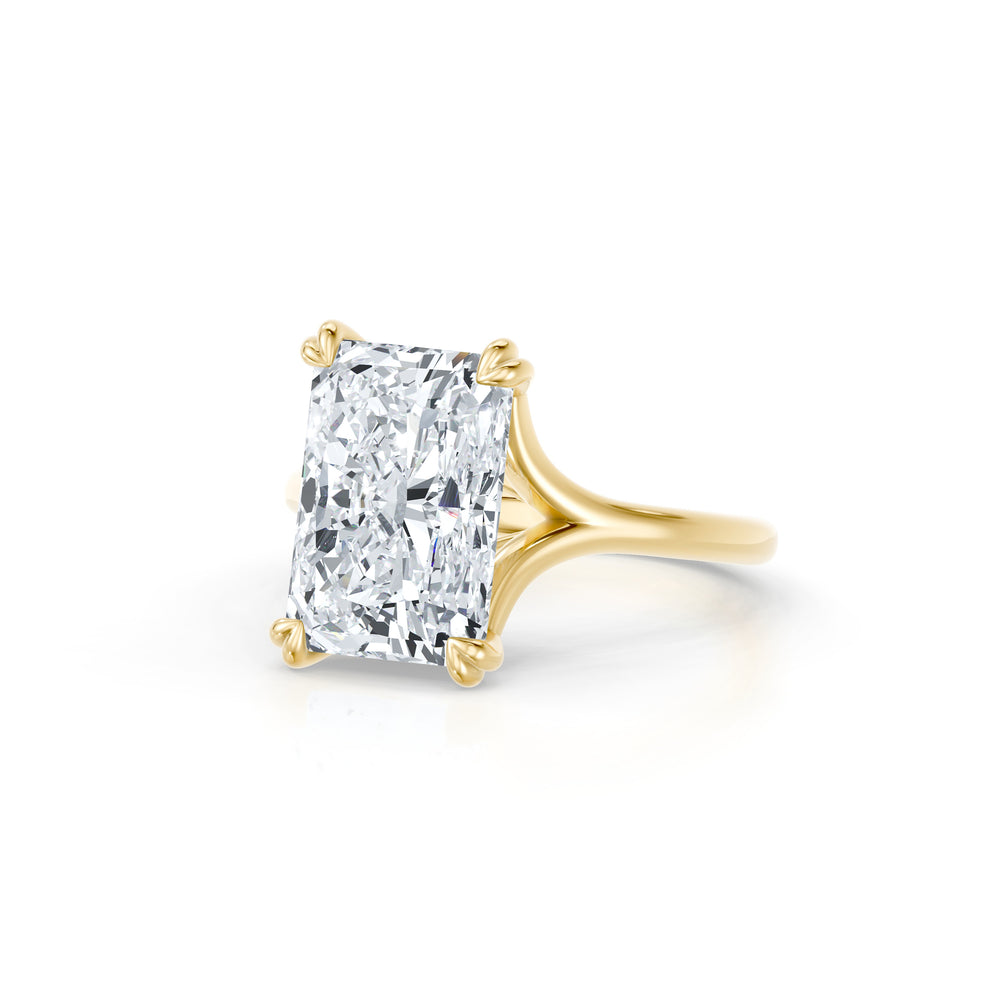 High Jewelry | Jane Radiant Cut Lab Diamond Solitaire Engagement Ring image 2
