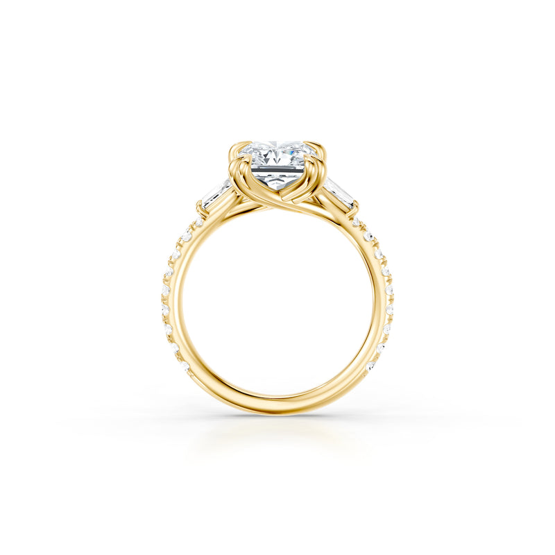 Jane Tapered Baguette Three Stone Lab Diamond Engagement Ring image 62