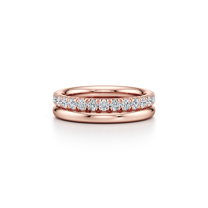 Elle 6MM Dual Lab Diamond Band image 6