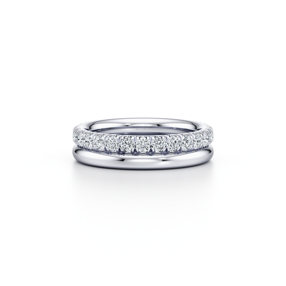 Elle 6MM Dual Lab Diamond Band image 8