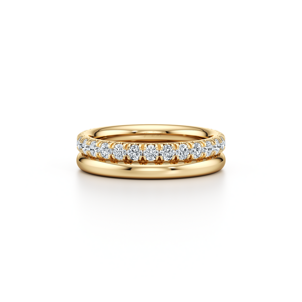 Elle 6MM Dual Lab Diamond Band image 4