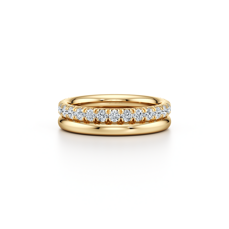 Elle 6MM Dual Lab Diamond Band image 4