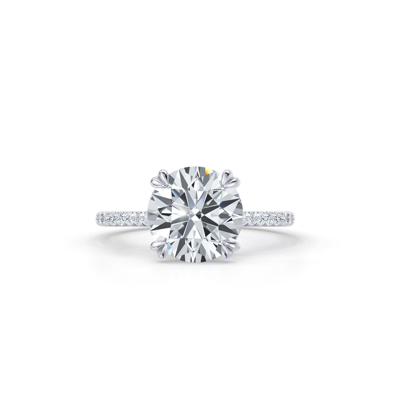 Audrey JD Signature Double Prong Lab Diamond Engagement Ring image 1