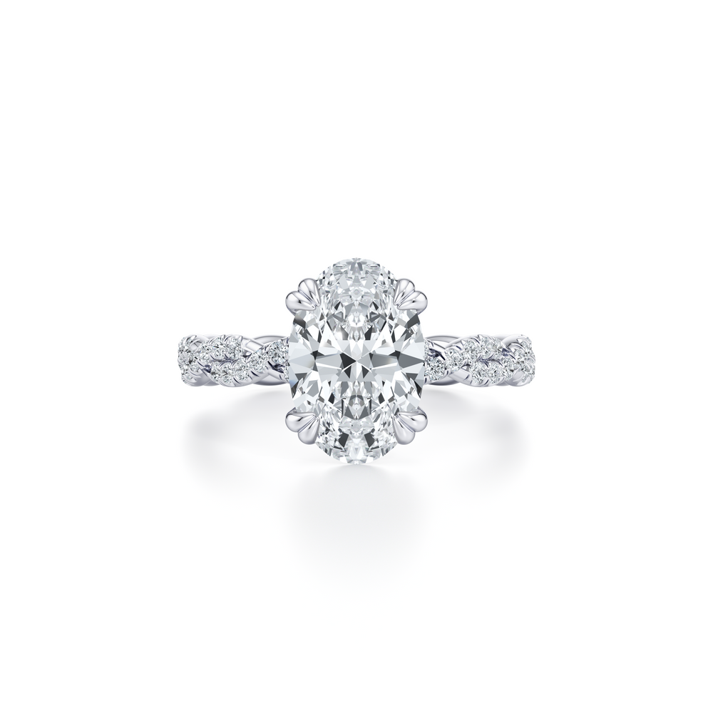 Ivy Solitaire Lab Diamond Engagement Ring image 1
