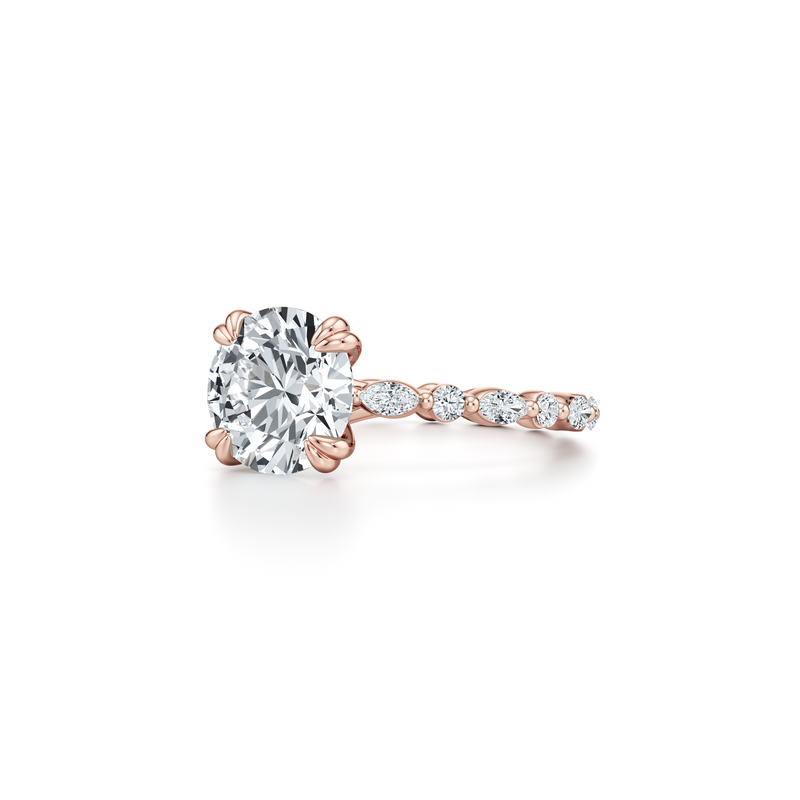 Vivienne Solitaire Lab Diamond Engagement Ring image 10