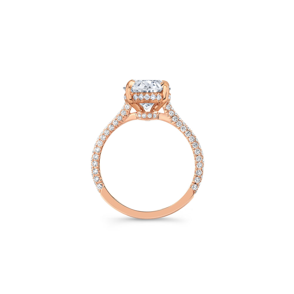 Chelsea Cushion Solitaire Lab Diamond Engagement Ring image 4