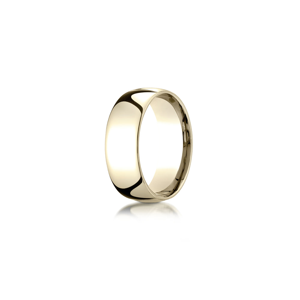 Men's Classic Quarter Round Wedding Band image 12