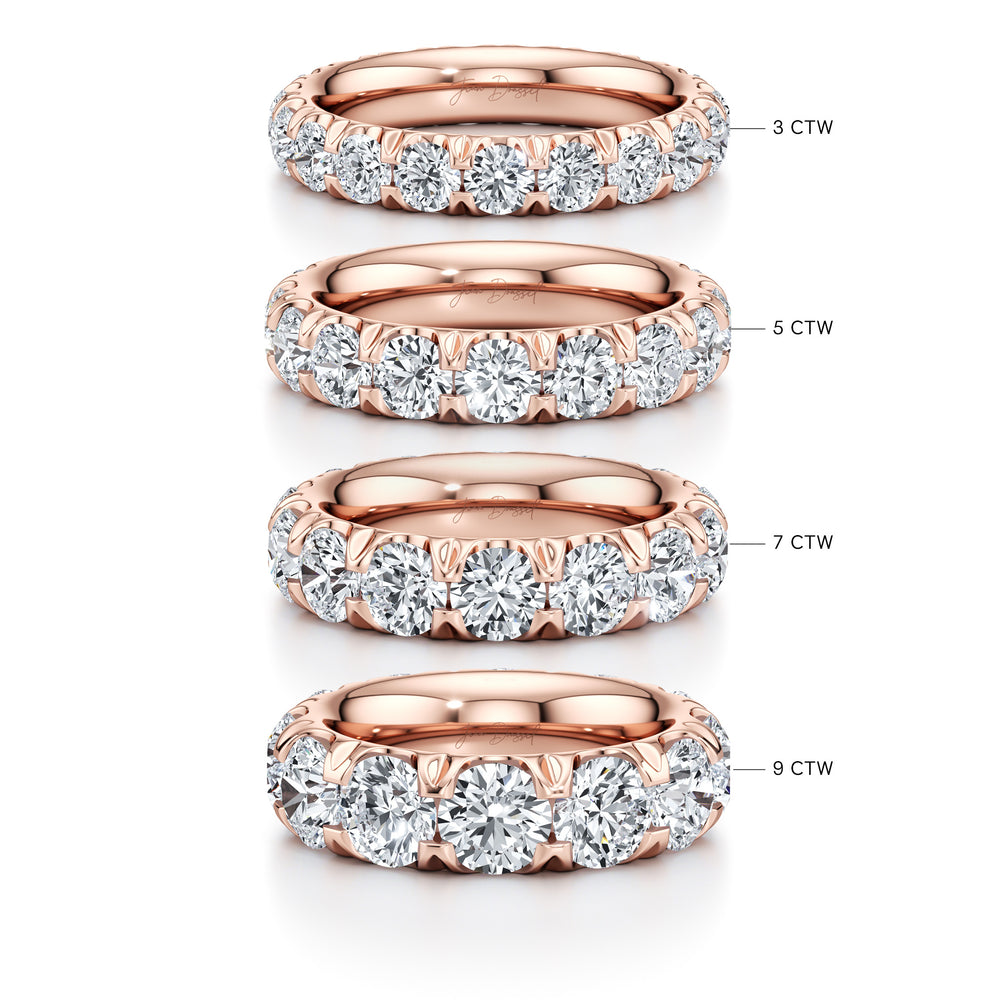 Audrey Large Lab Diamond Eternity Band image 41