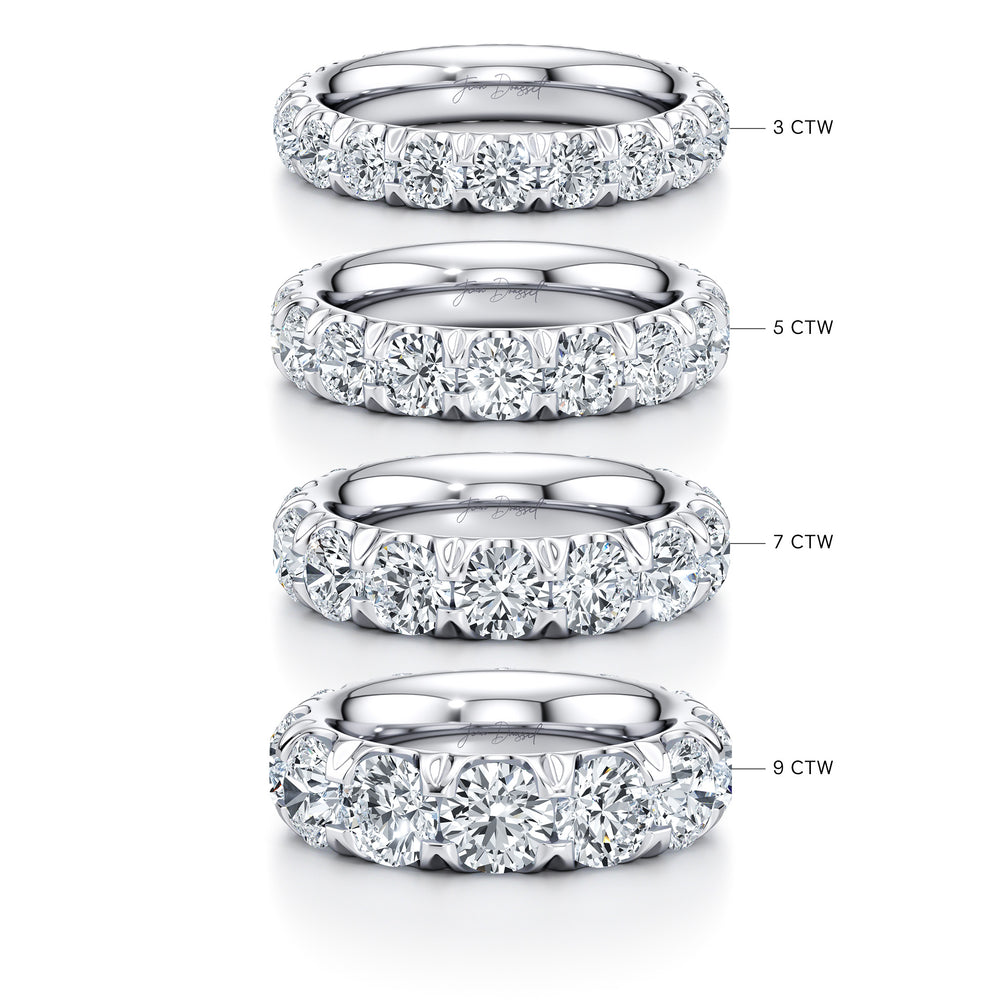 Audrey Large Lab Diamond Eternity Band image 40