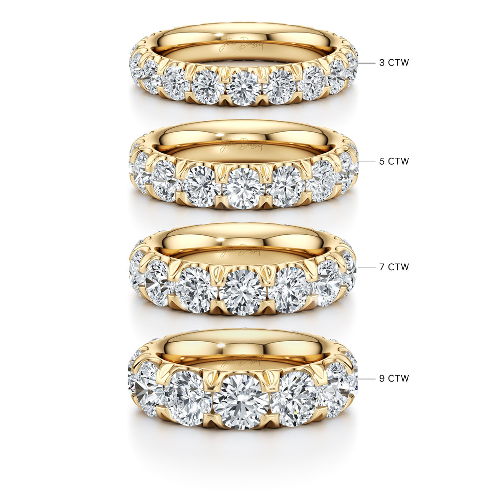 Audrey Large Lab Diamond Eternity Band image 39