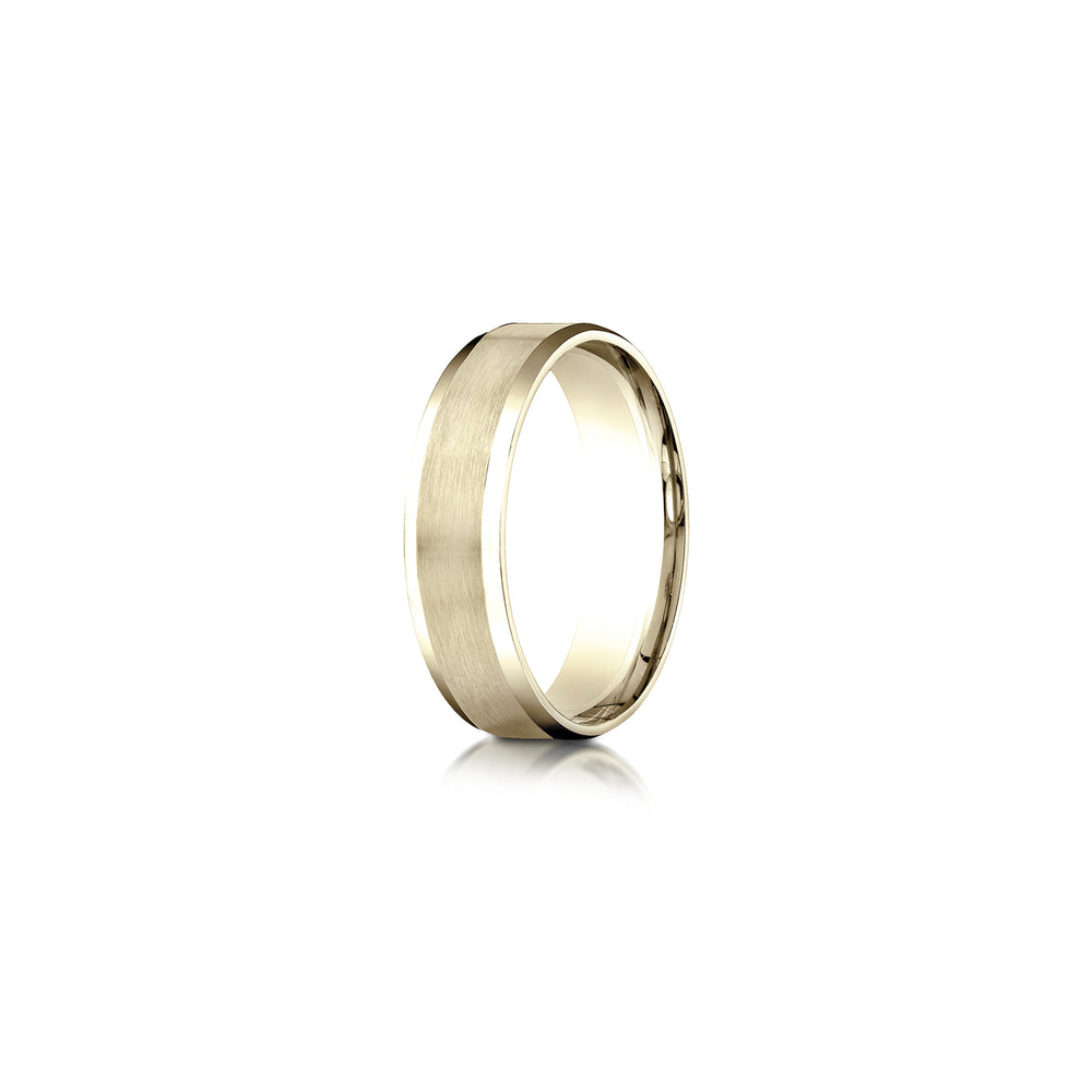 Modern Beveled Men's Wedding Band image 4