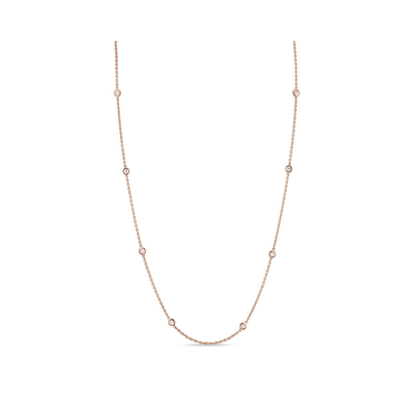 Bezel By The Yard Lab Diamond Necklace image 5