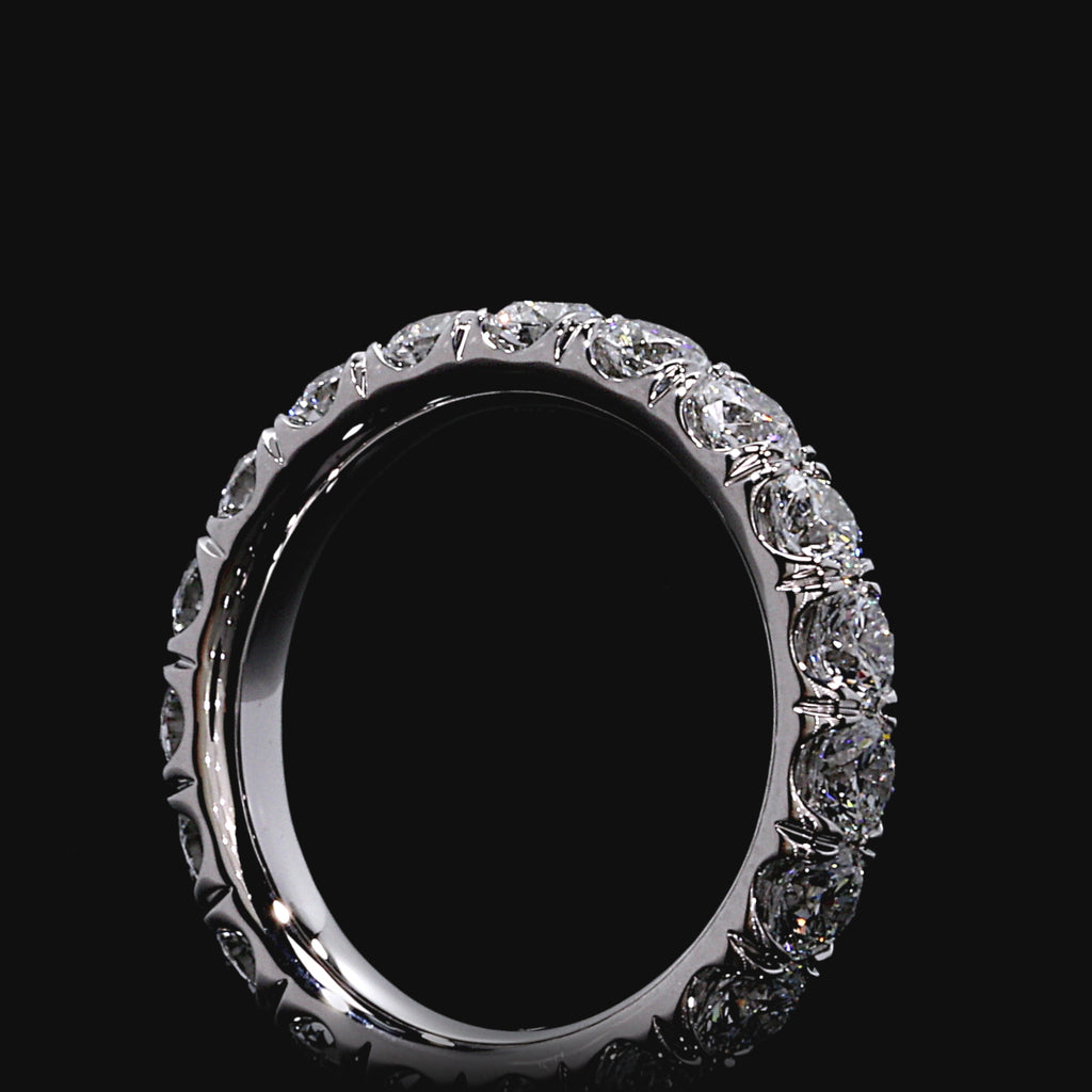 Precious Metal:18k White Gold,18k Yellow Gold,18k Rose Gold,Platinum;Total Carat Weight:3 CTW