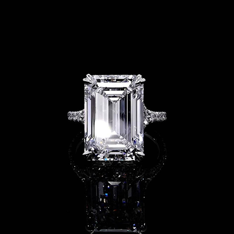 High Jewelry | Jane 14.69 CT Emerald Solitaire Engagement Ring Video