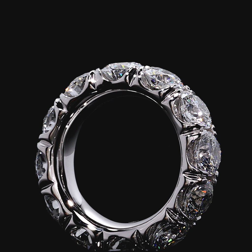 Precious Metal:18k White Gold,18k Yellow Gold,18k Rose Gold,Platinum;;Total Carat Weight:9 CTW
