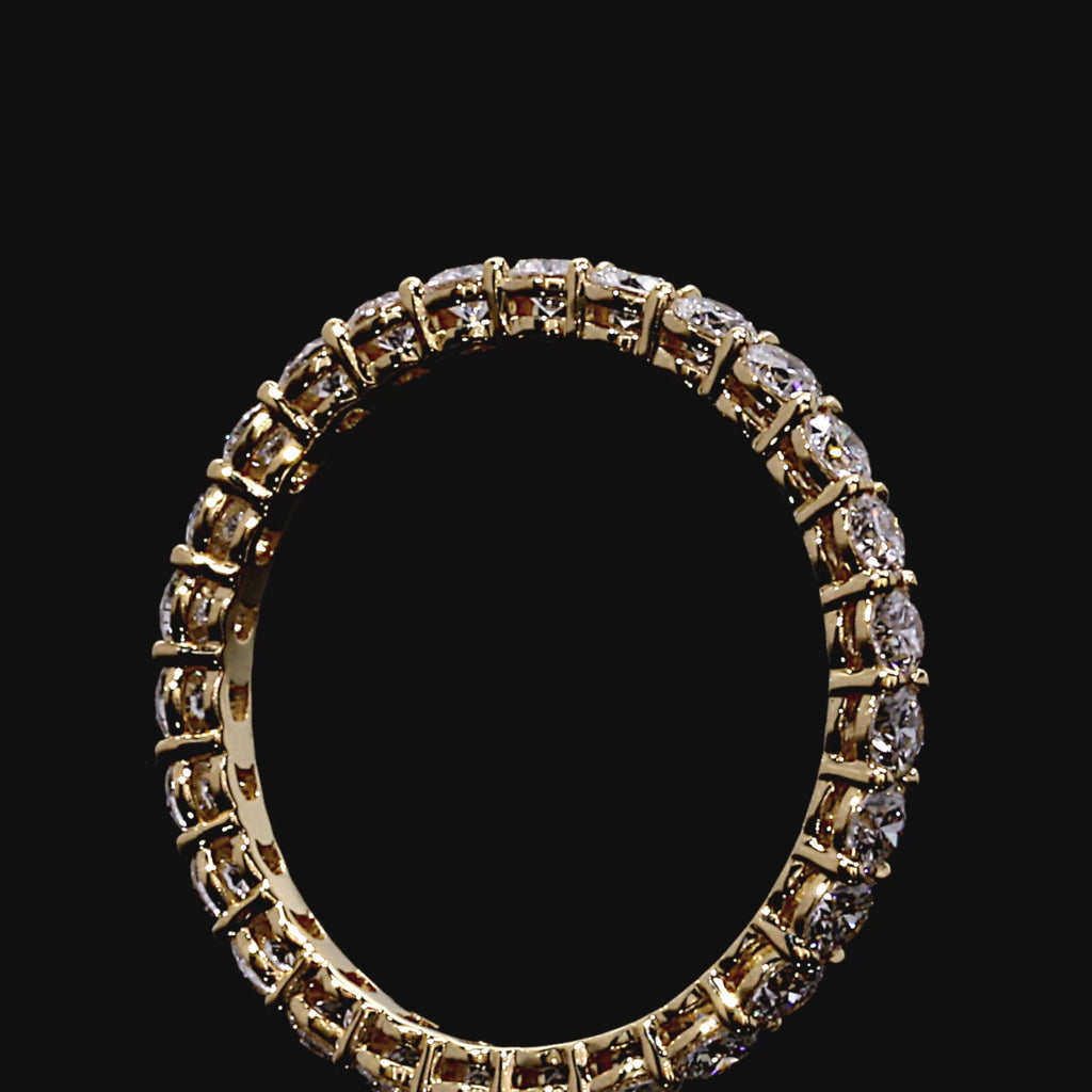 Precious Metal:18k Yellow Gold;Total Carat Weight:1.2 CTW