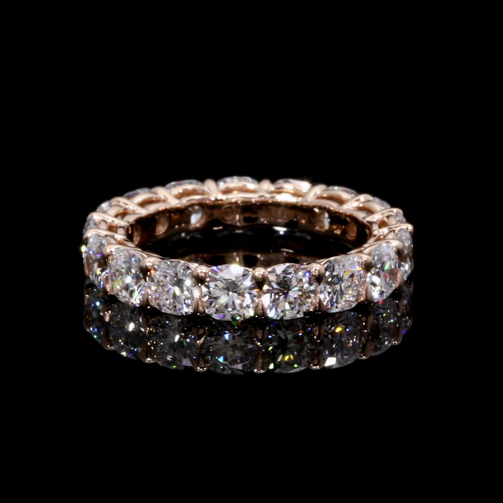 Precious Metal:18k Rose Gold;Total Carat Weight:4.7 CTW
