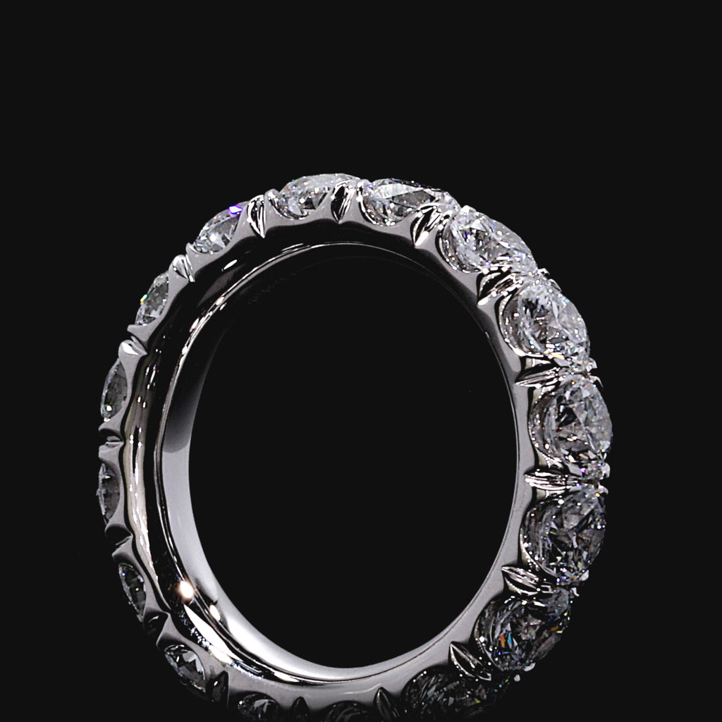 Precious Metal:18k White Gold,18k Rose Gold,Platinum;Total Carat Weight:5 CTW