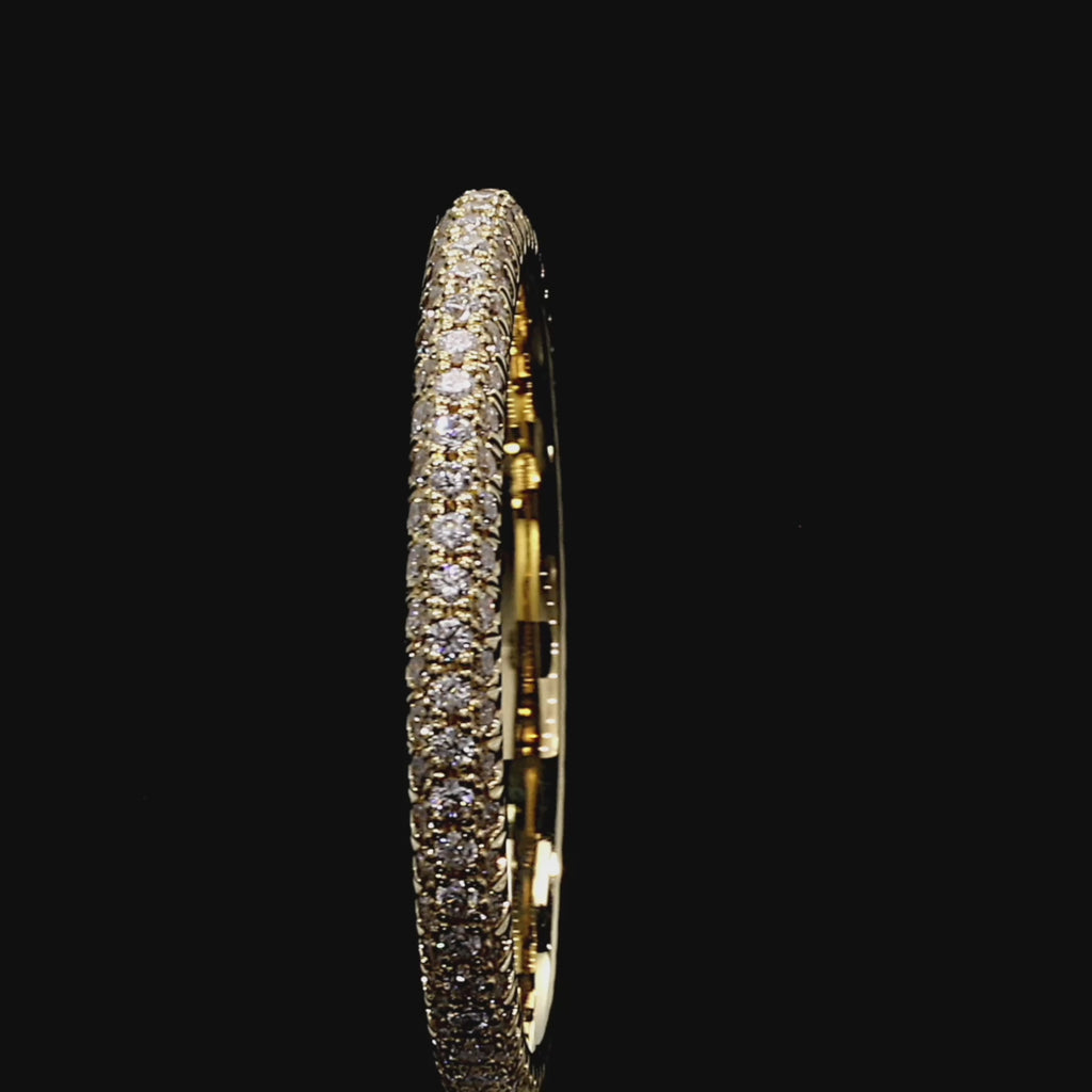 Band Style:Three Row Eternity;Precious Metal:18k Yellow Gold,18k White Gold,18k Rose Gold,Platinum